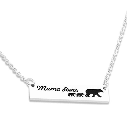 Kivosliviz Momma Bear Necklace Mamma Bear Necklace Sweet Family Mama Bear Necklaces for Women Jewelry Gifts for Mother Kivosliviz Momma Bear Necklace Mamma Bear Necklace Sweet Family Mama Bear Necklaces for Women Jewelry Gifts for Mother