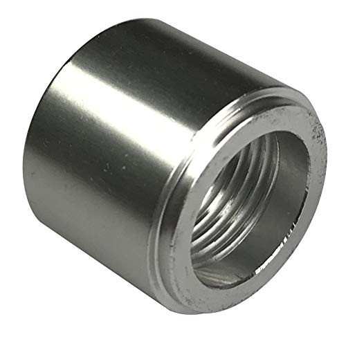 Weld on Bung 14 NPT Aluminum Female Threaded Nut Weldable for Fuel Oil Coolant and Air