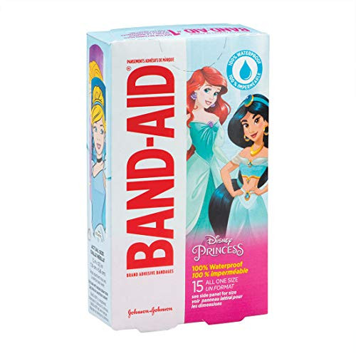 BandAid® Disney Princess Waterproof Bandages  First Aid Kit Supplies  15 per Pack