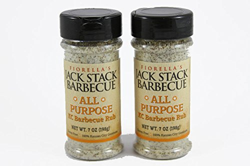 Fiorellas Jack Stack Barbecue All Purpose KC Barbecue Rub 7 oz Pack of 2