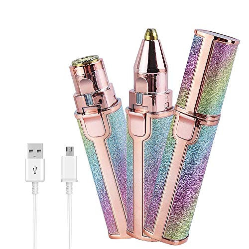 Herefind Facial Hair Remover for Women Eyebrow Trimmer Shaver Razor Epilator Womens Painless Hair Remover Rechargeable 2 in 1 Eyebrow Razor and Painless Hair Remover with LED Builtin Light Herefind Facial Hair Remover for Women Eyebrow Trimmer Shaver Razor Epilator Womens Painless Hair Remover Rechargeable 2 in 1 Eyebrow Razor and Painless Hair Remover with LED Builtin Light