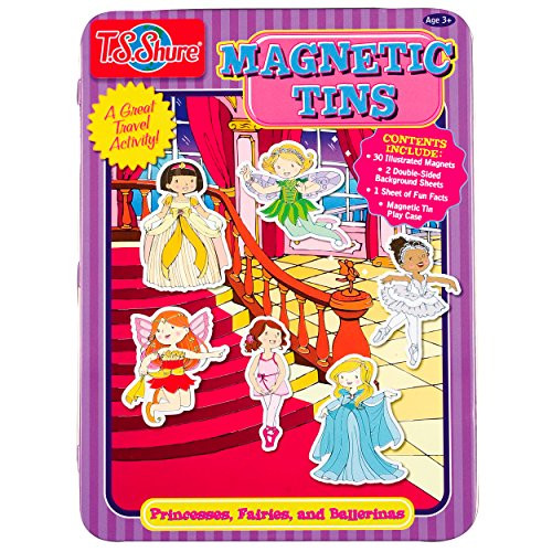 T.S. Shure Princesses, Fairies & Ballerinas Magnetic Tin Play Set