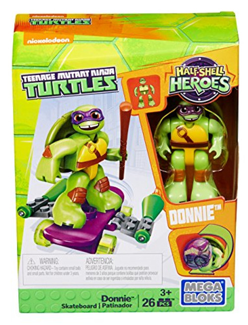 Mega Bloks Teenage Mutant Ninja Turtles Half-Shell Heroes Donnie with Skateboard