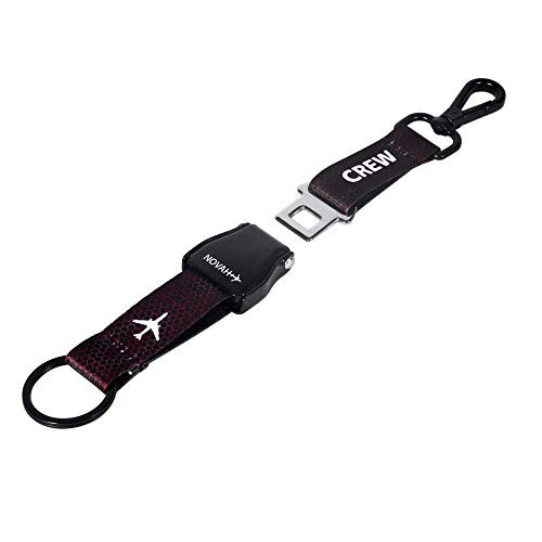 Novah Aviation Buckle Keychain BlackRed