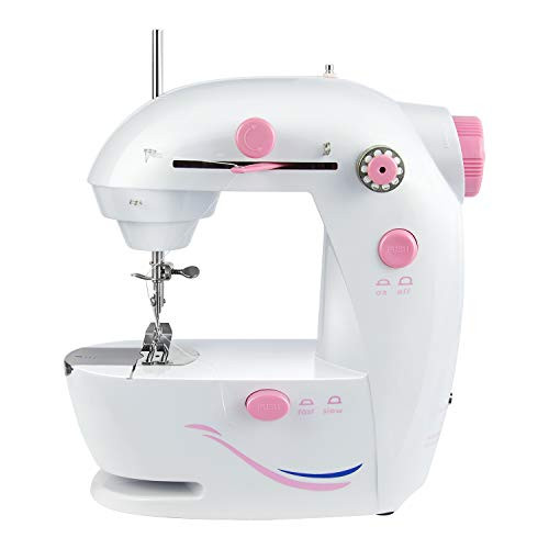 Beilom 0307 Mini Sewing Machine Portable Sewing Machine for Beginners  Professionals Adjustable 2Speed Double Thread with Foot Pedal Switch for MultiPurpose Crafting Mending
