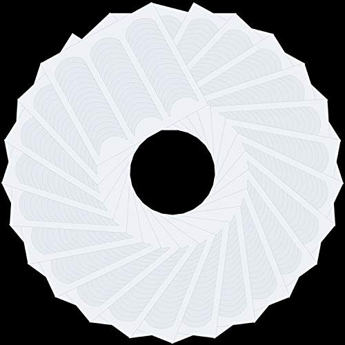 1200 Pieces French Manicure Nail Sticker SelfAdhesive French Nail Tip Guides Decals White HalfMoon Shaped Manicure Template Stickers for French Nail Art Design 25 Sheets 1200 Pieces French Manicure Nail Sticker SelfAdhesive French Nail Tip Guides Decals White HalfMoon Shaped Manicure Template Stickers for French Nail Art Design 25 Sheets