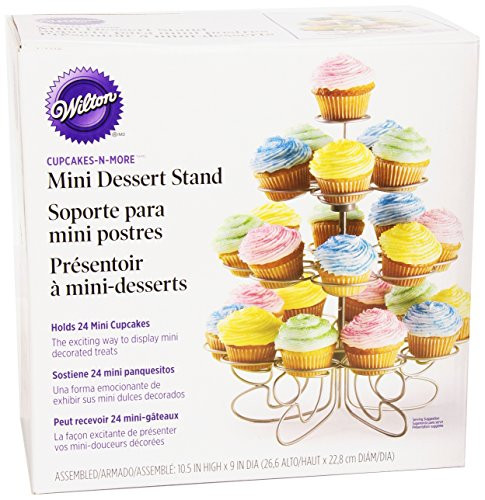 Wilton 307-250 Cupcakes `n More 24-Count 4-Tier Mini Dessert Stand