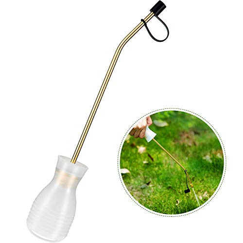 Garden Powder Duster Sprayer Applicator Bulb Duster with Long Copper Tube for Organic Gardening Agricultural Supplies and Control 1 Pack