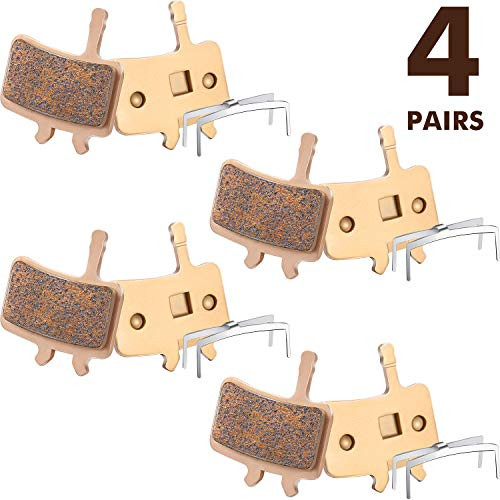 4 Pairs Sintered Metal Bike Bicycle Disc Brake Pads Compatible with Sram Avid BB7 Juicy 3 5 7