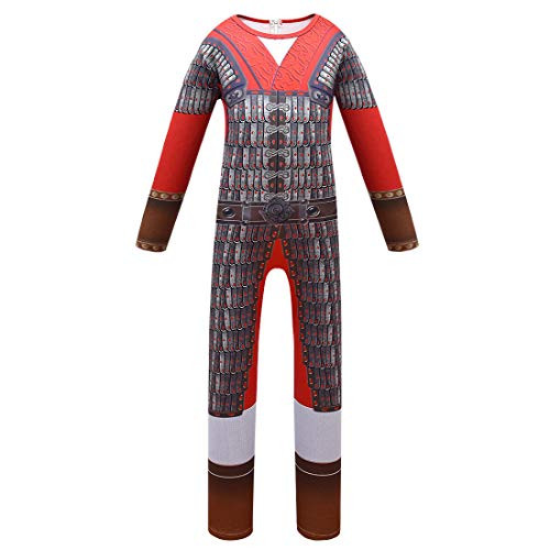 Tsyllyp Girls Mulan Costume Classic Chinese Princess Mulan Bodysuit Kids Halloween Dress Up Tsyllyp Girls Mulan Costume Classic Chinese Princess Mulan Bodysuit Kids Halloween Dress Up