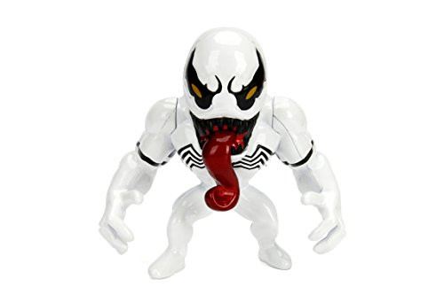 Jada 99007 Toys Marvel Spider-Man Anti Venom Metals Die-Cast Collectible Toy Figure, 4", White Jada 99007 Toys Marvel Spider-Man Anti Venom Metals Die-Cast Collectible Toy Figure, 4", White
