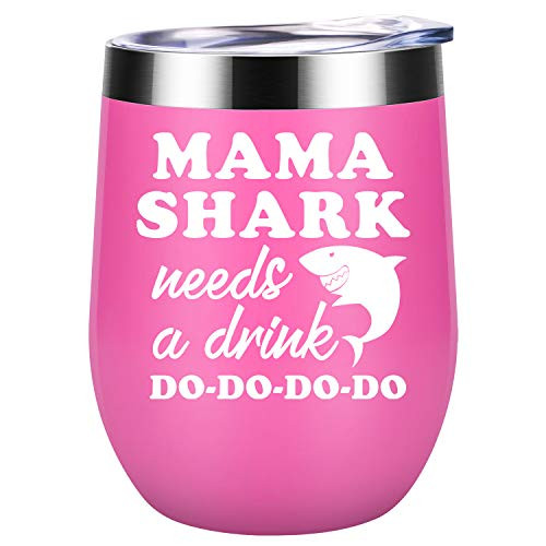 Gifts for Mom Mama Shark Needs a Drink Funny Mom Birthday Gifts Christmas Gifts for Mom Mom Gifts from Daughter Son Mommy Shark New Mom Pregnant Mom Wife Gifts Coolife Wine Tumbler Mug Gifts for Mom Mama Shark Needs a Drink Funny Mom Birthday Gifts Christmas Gifts for Mom Mom Gifts from Daughter Son Mommy Shark New Mom Pregnant Mom Wife Gifts Coolife Wine Tumbler Mug