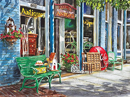 Heritage Puzzle Antique Row Jigsaw Puzzle (550-Piece)