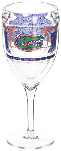 Tervis 1230361 Ncaa Florida Gators Reserve Wine 9 oz Clear
