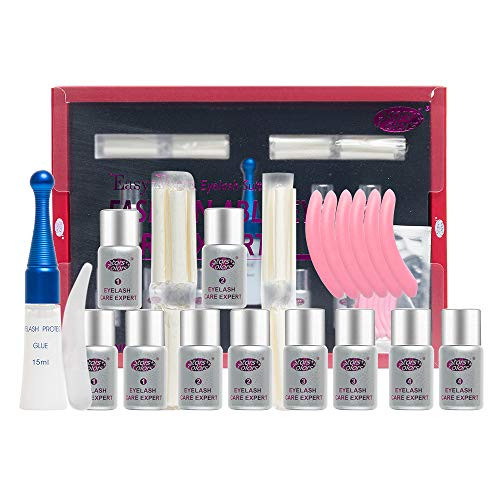 Eyelash Lift Kit Professional Eyelash Perming Kit with Whole Tools Upgrated Lash Lifting Curling Set Eyelash Extension Lash Lift Kit Lash Curling Perming Wave SemiPermanent Suitable for Salon