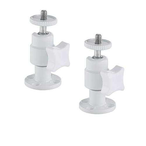 CAMVATE Adjustable Security Wall Bracket Mount with 1420 Connector for CCTV Suvellicance System2 Pieces