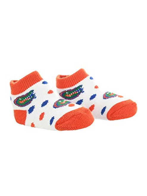 TCK Florida Gators Toddler Socks Low Cut Little Fan OrangeBlueWhite 2T4T