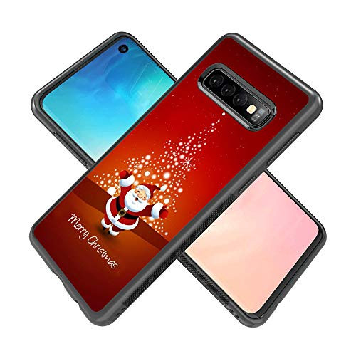 Christmas Samsung Galaxy S10 Plus Case TPU Black Shockproof Slim AntiScratch Protective Rugged Case NonSlip Grip Cover for Samsung Galaxy S10 Plus