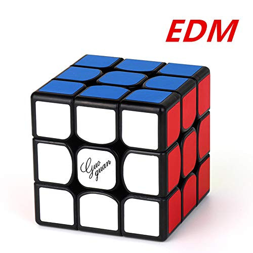 CuberSpeed Moyu Guoguan Yuexiao EDM Magnetic 3x3 Black Speed Cube Puzzle
