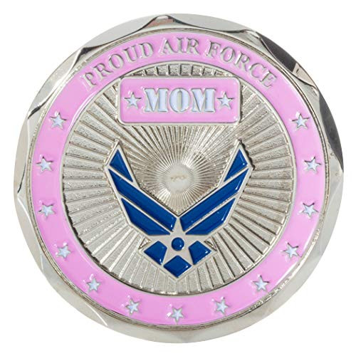 United States Air Force Mom Proud Mother of an Airman Challenge Coin