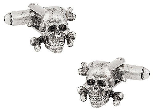 CuffDaddy Skull Crossbones Cufflinks with Presentation Box CuffDaddy Skull Crossbones Cufflinks with Presentation Box