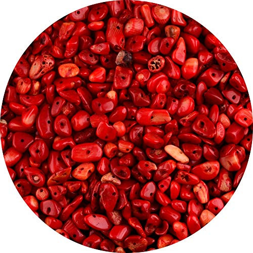 Natural Chip Stone Beads Red Coral 58mm About 400 Pieces Irregular Gemstones Healing Crystal Loose Rocks Bead Hole Drilled DIY for Bracelet Jewelry Making Crafting 58mm Red Coral Natural Chip Stone Beads Red Coral 58mm About 400 Pieces Irregular Gemstones Healing Crystal Loose Rocks Bead Hole Drilled DIY for Bracelet Jewelry Making Crafting 58mm Red Coral