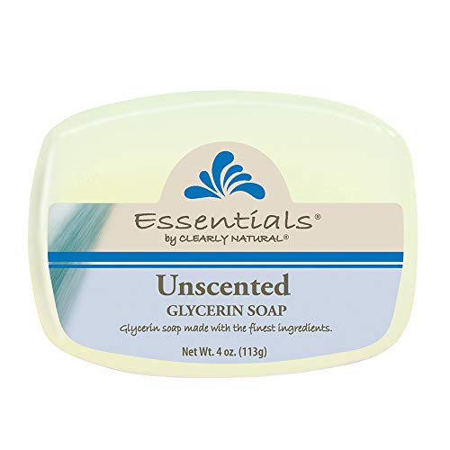 Clearly Natural Essentials Glycerin Bar Soap Unscented Pack of 12 4Ounces Each Clearly Natural Essentials Glycerin Bar Soap Unscented Pack of 12 4Ounces Each
