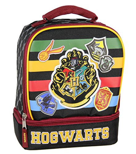 Harry Potter Lunch Box Kit Dual Compartment Insulated Hogwarts Crest