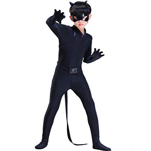 Halloween Costume Cosplay Kid Costumes Chlid Little Beetle Suit Child Size Black Spot Red Jumpsuit M Ladybug Cat