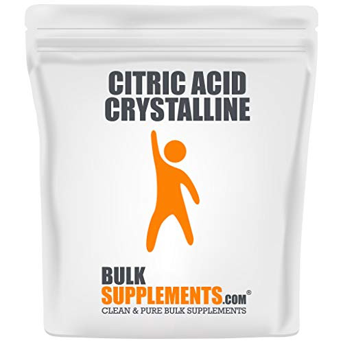 BulkSupplements Citric Acid Crystalline Powder 100 Grams