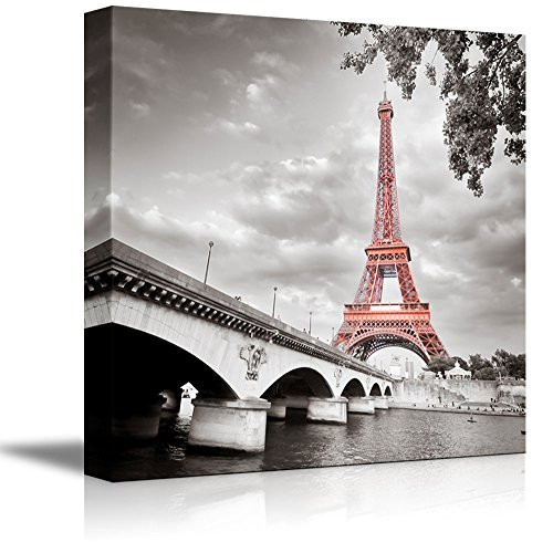 wall26  Eiffel Tower in Paris France  Canvas Art Wall Art  24x24
