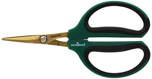 Hydrofarm HGBS400T Titanium Bonsai Shears, 40 mm, 40mm Green