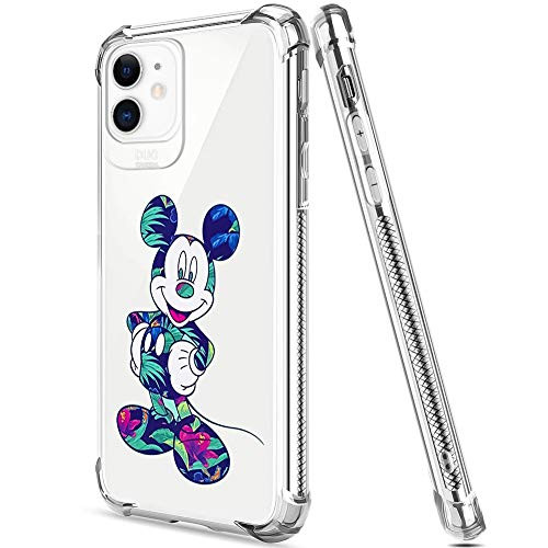 DISNEY COLLECTION iPhone 11 Case 2019 61 Inch Soft Flexible TPU UltraThin Shockproof Transparent Bumper Protective Cover Case Tropical Tree Mickey 01 DISNEY COLLECTION iPhone 11 Case 2019 61 Inch Soft Flexible TPU UltraThin Shockproof Transparent Bumper Protective Cover Case Tropical Tree Mickey 01