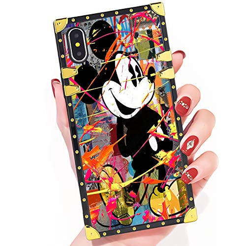 DISNEY COLLECTION iPhone Xs Max Case Cool Mickey Square Phone Case Cover Soft TPU 360 Degree Luxury Shockproof Protective Case Compatible for iPhone Xs Max 65 Inch DISNEY COLLECTION iPhone Xs Max Case Cool Mickey Square Phone Case Cover Soft TPU 360 Degree Luxury Shockproof Protective Case Compatible for iPhone Xs Max 65 Inch