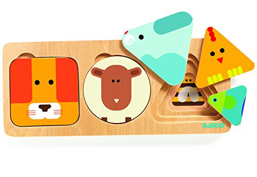 DJECO AnimaBasic Wooden Puzzle
