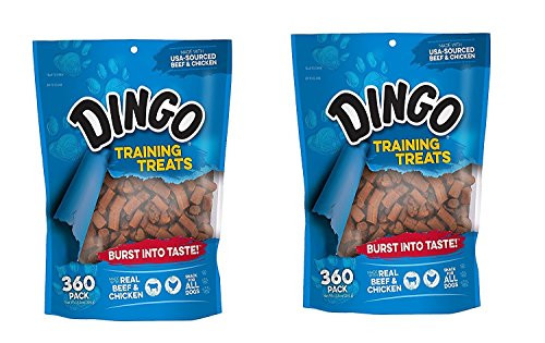 Dingo Training Treats 360 Count 2pack Dog Soft and Chewy Training Treats