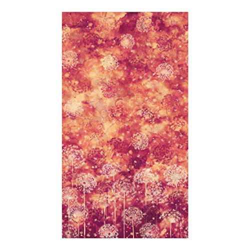 Northcott Make A Wish Border Print Raspberry Multi Fabric by the Yard
