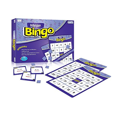 EAI Education Integer Bingo: Grades 5-8