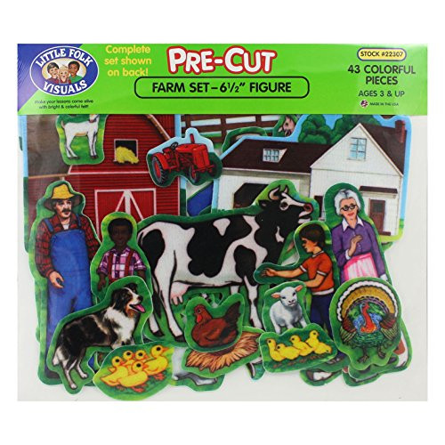 Little Folk Visuals LFV22307 Farm Flannel Boards
