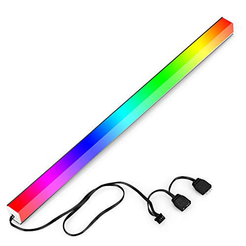 GIM KB14 RGB PC Light Strip for Gaming Case Compatible with GIM Hub Magnetic Addressable LED Strip Kit 5V ARGB 4Pin Header for Asus Aura Asrock LED Gigabyte RGB Fusion MSI Mystic Light 098ft