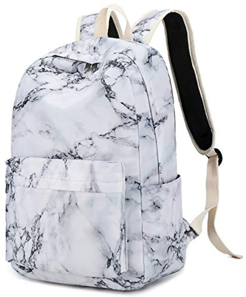 Backpack for Girl Womens School Bookbag Laptop School Bag Travel Casual Rucksack Daypacks 0099 Marble