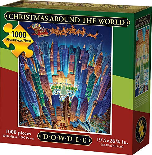 Dowdle Jigsaw Puzzle - Christmas Around The World - 1000 Piece