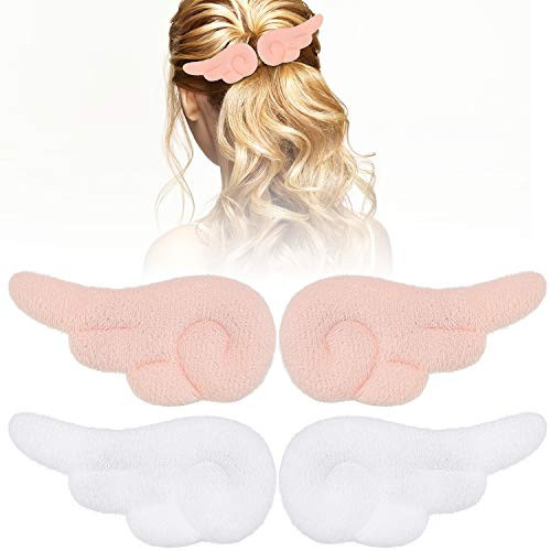 2 Pairs Angel Wings Hair Clips Leather Hair Clips Cartoon Hairpins Non Slip Hair Clamps Barrettes for Girls Women 2 Pairs Angel Wings Hair Clips Leather Hair Clips Cartoon Hairpins Non Slip Hair Clamps Barrettes for Girls Women