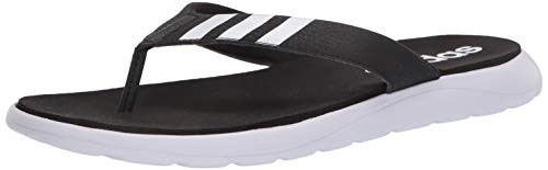 adidas Mens Comfort Flip Flop Slide Sandal Black 13 M US