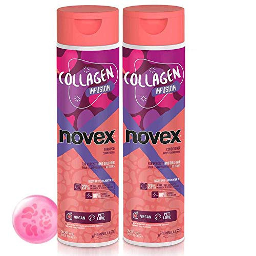 Novex Collagen Infusion Shampoo  Conditioner Set  Infused with 100 Organic Collagen