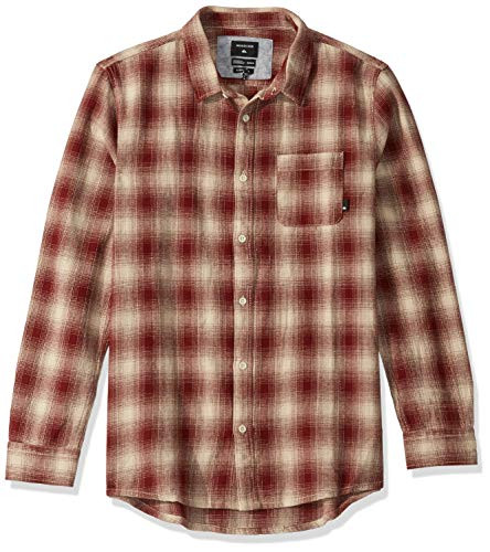 Quiksilver Mens Gold Woven TOP Brazilian Sand inca Check S