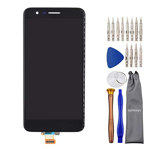 LCD Display Touch Digitizer Screen with Tool Kit Replacement for LG K10 2018 K11 K10 2018 Black No Frame