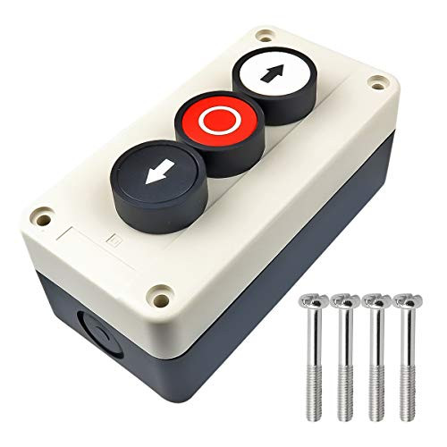 Nxtop Push Button Switch Station Momentary NO BlackNC RedNO White 660V 10A