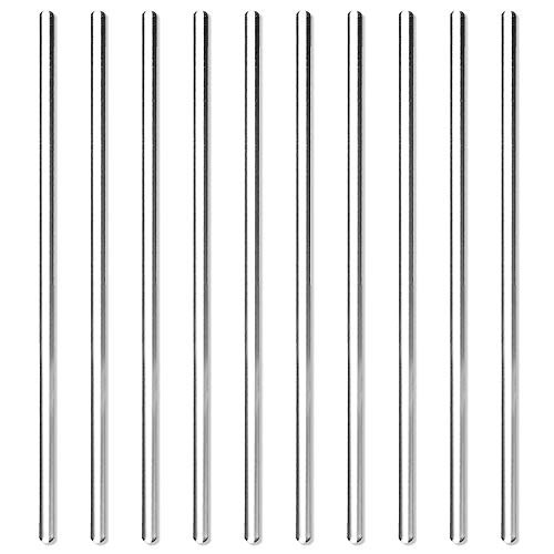 Glass Stirring Rod 8 10 Pieces Glass Stick 20cm Length Stir Rod with Both Ends Round