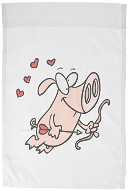 3dRose fl1039361 Cute Pig Cupid Valentine Cartoon Garden Flag 12 by 18Inch 3dRose fl1039361 Cute Pig Cupid Valentine Cartoon Garden Flag 12 by 18Inch